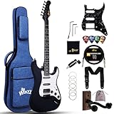 Winzz Erwachsene E-Gitarre 4/4 Größe, HSS Tonabnehmer, E-Gitarre ST für...