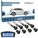 VSG24 Premium Kombi Einparkhilfe mit Display zum nachrüsten am Auto, PDC...
