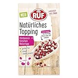 RUF Natürliches Topping mit Himbeeren, Kirschen, Reiscrisps, ohne künstliche...