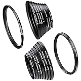 K&F Concept 18 teiliges Filteradapter Set Kamera Objektiv Filter Metall Step Up...