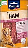Vitakraft Pure Ham Strips, Hundeleckerli, Schinkenstreifen mit Schweinefleisch,...
