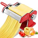 Sailnovo Nudelmaschine Pasta Maker 180 Aluminiumlegierung mit 9 Einstellbaren...