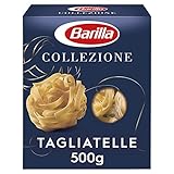 Barilla Collezione Tagliatelle Pasta aus hochwertigem Hartweizen immer al dente,...