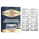 King C. Gillette Double Edge Safety Razor Blades; Doppelklingen für...