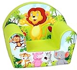 Delsit Kinder Sessel mit Schaumstofffüllung - Kindersessel Mädchen und Jungen...
