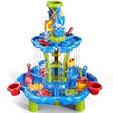 Doloowee Sand- und Wassertisch Spielzeug für Kinder, Wasserspieltisch Outdoor...