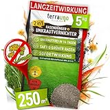 TerraUno - Rasendünger mit Unkrautvernichter I 100 Tage Langzeitwirkung I 5 kg...