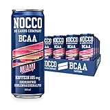 NOCCO BCAA energy drink 24er pack – zuckerfrei, vegan Energy Getränk mit...