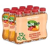 Fuze Tea Pfirsich Hibiskus - erfrischende Fusion aus Tee, Saft und Kräutern mit...
