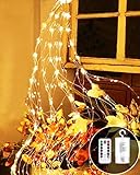 Joysing Lichterschweif 2M 200 LED Lichterschweif mit Batterie und Timer,...