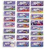 Milka Schokolade Mischpaket 24 Tafeln