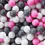 vidaXL 500x Spielball für Baby-Bällebad Ballpool Kugelbad Bälle Plastikbälle...