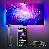 CCILAND TV LED Hintergrundbeleuchtung mit Kamera für 55-60 Zoll Fernseher, 4M...