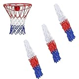 3 Stück Basketballnetz, Hochleistungs-Basketballnetze, Outdoor Wetterfest Nylon...