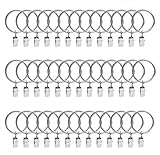 40 Stück Gardinenringe Vorhangringe, Vorhang Clip Gardinenstange 35mm Vorhang...