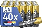 VARTA Batterien AA, 40 Stück, Power on Demand, Alkaline, 1,5V, Vorratspack in...