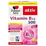 Doppelherz Vitamin B12 500 - Hochdosiert mit 500 µg Vitamin B12 pro Tablette -...