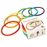 Gonge Activity Rings, Set of 6 Plastic Rubber Rings, Diameter: 16.4 cm, 6er Set