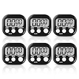 6 Pcs Kurzzeitwecker Digital Küchentimer Digital, Timer Digital, Digitaler...