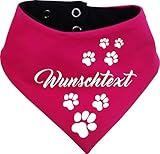 beidseitiges Multicolor Hunde Wende- Halstuch (Fb: pink-Navy) (Gr.3 - HU 36-44...