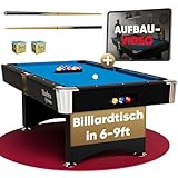 Marlen & Sons Billardtisch - CueMaster 8FT Billiard Tisch mit Auto...