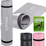 Tylmex Yogamatte rutschfest 8mm dick | Fitnessmatte, Pilates- & Gymnastikmatte...