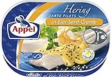 Appel Heringsfilets, zarte Fisch-Filets in Eier-Senf-Creme, MSC zertifiziert,...