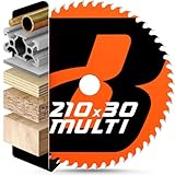 BAUBECK Sägeblatt 210x30 - Multi Material Feinschnitt - Sägeblatt 210 Holz,...