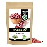 Pfeffer rosa ganz (125g), Pfefferkörner rosa 100% naturrein, Beerenpfeffer...