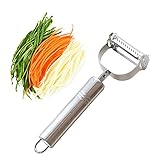 ZZM Sparschäler, Multifunktionaler Obst GemüseSchäler, Julienne Schäler für...
