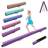SportBob schwebebalken Kinder Schwebebalken klappbar Balken Gymnastik 240cm PU...