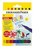 Eberhard Faber 550022 - Window Marker Colori, 8 Fensterstifte abwaschbar, inkl....