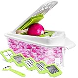 Gemüseschneider, multifunktional, 12 Stück, Gemüseschneider, manuell,...