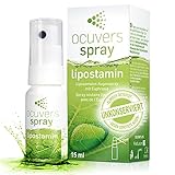 Ocuvers Lipostamin Augenspray - mit Euphrasia – 15ml Augenspray gegen rote...