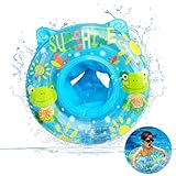 Moocuca Baby schwimmring, Schwimmsitz Kinder mit Cartoon-Print, Schwimmreifen...