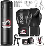 Prorobust Boxsack, 120cm Oxford Tuch Heavy Duty Boxsack mit 12oz Handschuhen...