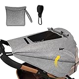 AFXXE Sonnensegel Kinderwagen UV Schutz, Sonnenschutz Kinderwagen Universal,...