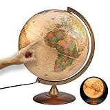 ORBIT Globes & Maps - Retro Leuchtglobus im antiken Stil - 30cm Vintage-Globus...