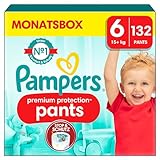 Pampers Baby Windeln Pants Größe 6 (15kg+) Premium Protection, Extra Large mit...