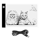 Joyan Leuchttisch A4 Light Pad 3 Stufen der Helligkeit Led Pad für Diamond...