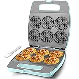 Baker's Friend Multi Mini Waffeleisen Rund, Mini Waffle Maker, Backen 6 x 8 cm...