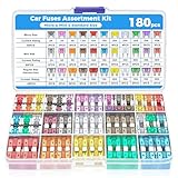 Flaconi 180PCS Autosicherungen,Feinsicherung...