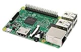 Raspberry Pi 3 Model B ARM-Cortex-A53 4x 1,2GHz, 1GB RAM, WLAN, Bluetooth, LAN,...