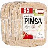 6 x Pinsa Original, Pinsa Romana, Pinsa Teig ofenfertig, vorgebacken im...