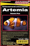 SAHAWA Frostfutter Artemia 5X 100g Blister + 1 Blister Daphnien gratis