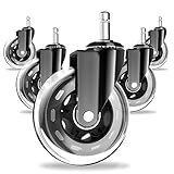 COSYLAND Rollen für Bürostühle 5pcs -11mm x 22 mm Bürostuhl Rollen -...