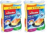 Vileda PurActive Colors Reinigungsschwämme, entfernen selbst hartnäckigsten...