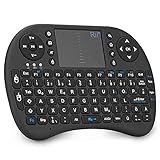 Rii i8 Mini Tastatur Wireless mit Touchpad, Smart TV Tastatur, Mini Keyboard...
