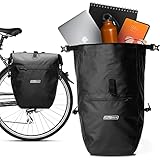 2Radwerk Fahrradtasche für Gepäckträger 25.4 l , 100% Wasserdicht , mit...