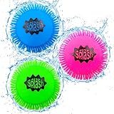 BAISHUWU Wasser Wurfscheibe aus Schaumstoff und Silikon, 3 Stück 17cm Wasser...